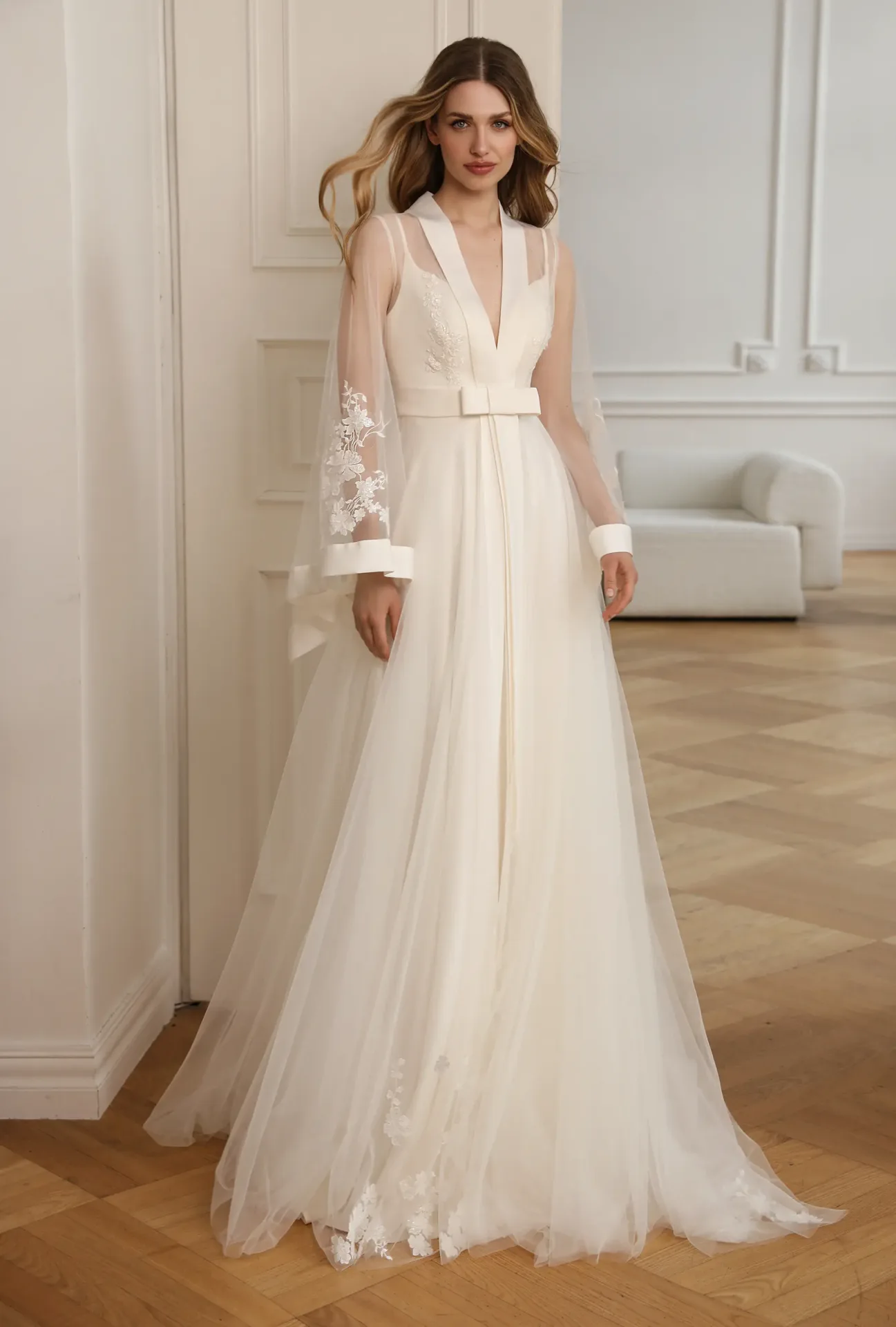 24.01 Suknie ślubne Gala Kolekcja 2024 model GABI TULLECOAT